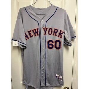 NWOT #60 Lopez New York Mets Away 46 Cool Base Authentic Jersey